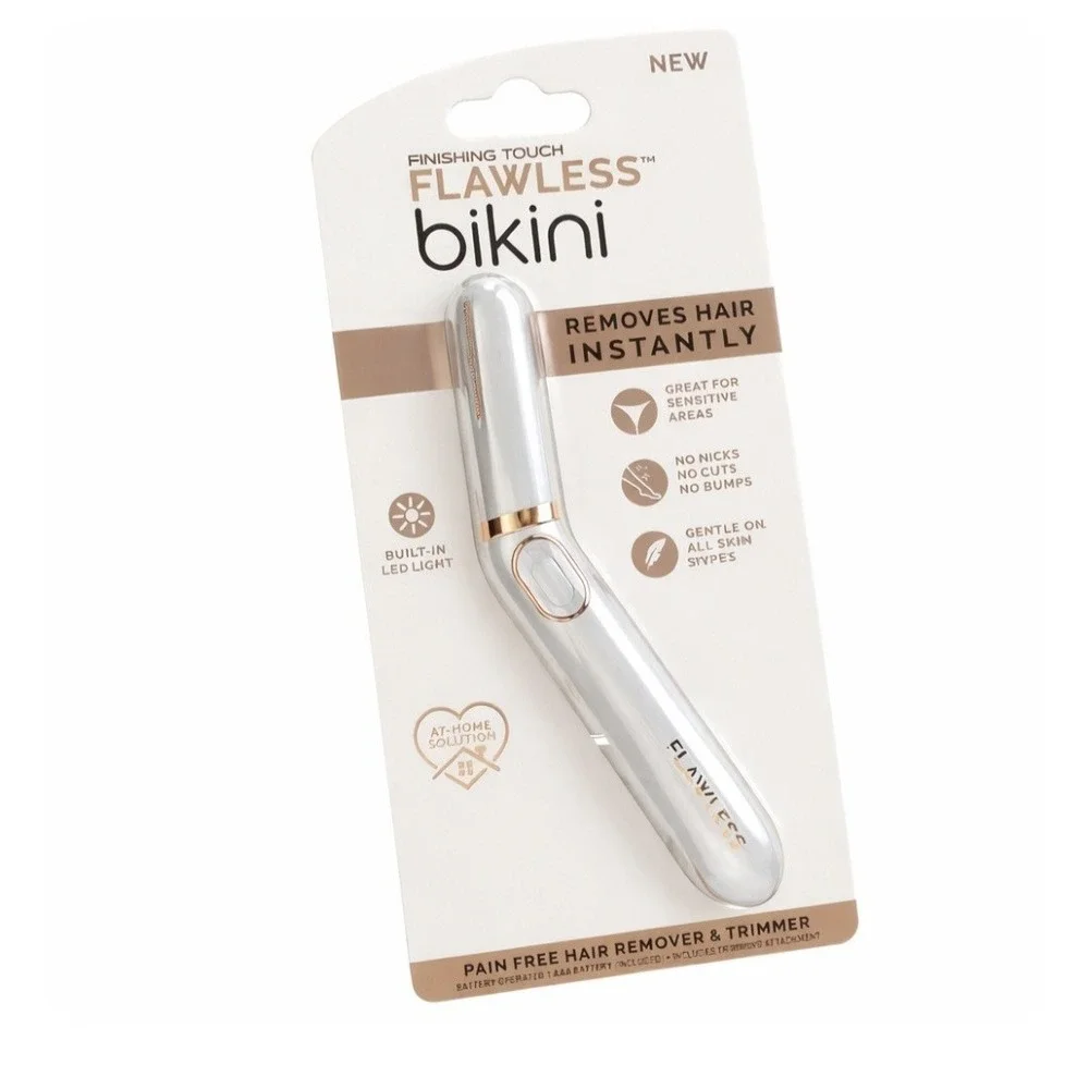 New Finishing Touch Flawless Bikini Shaver & Trimmer Hair Remover Women/Dry Use